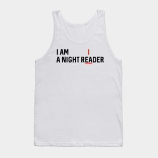 Night reader Tank Top